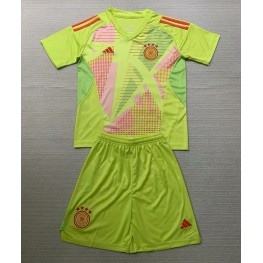 Duitsland Keeper Uit tenue Kids EK 2024 Korte Mouw (+ Korte broeken)